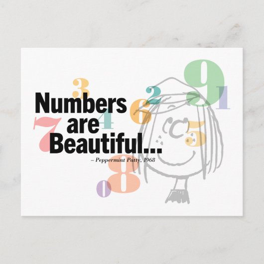 Peanuts | pepermunt Patty 1968 Briefkaart (Voorkant)