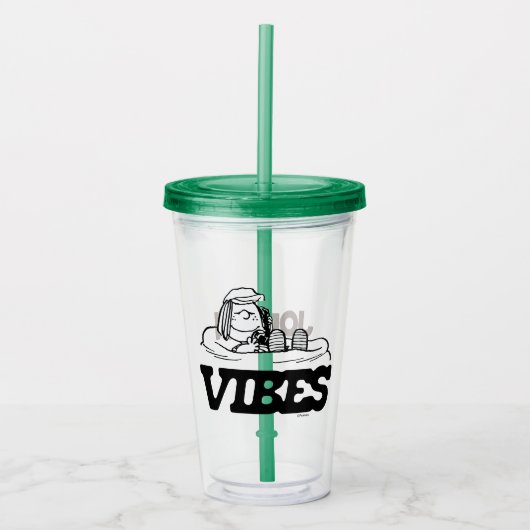Peanuts | pepermunt Patty Vibes Acryl Drinkbeker (Voorkant)