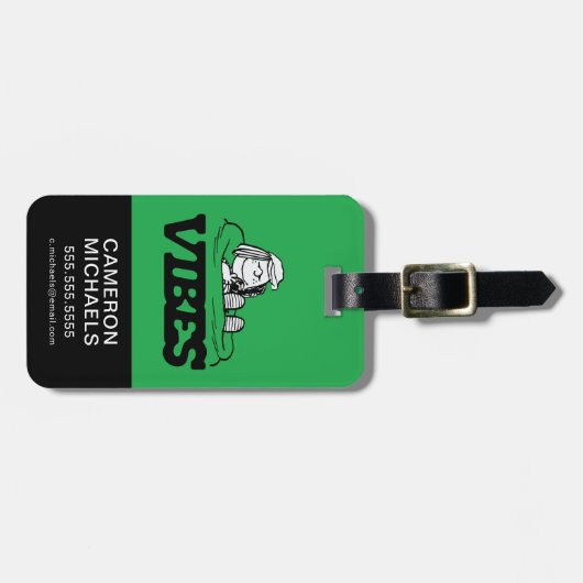 Peanuts | pepermunt Patty Vibes Bagagelabel (Voorkant horizontaal)