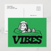 Peanuts | pepermunt Patty Vibes Briefkaart (Voorkant / Achterkant)