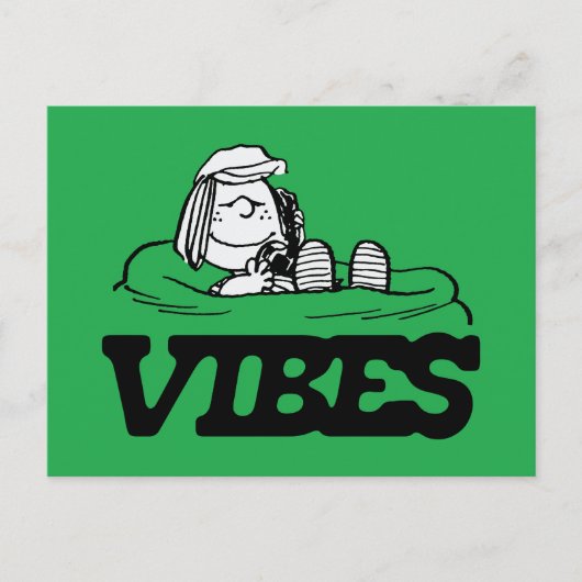 Peanuts | pepermunt Patty Vibes Briefkaart (Voorkant)