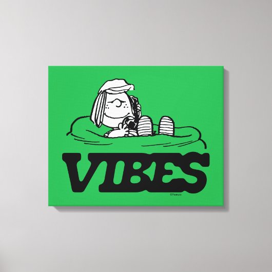 Peanuts | pepermunt Patty Vibes Canvas Afdruk (Voorkant)