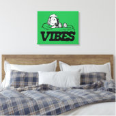 Peanuts | pepermunt Patty Vibes Canvas Afdruk (Insitu (Slaapkamer))