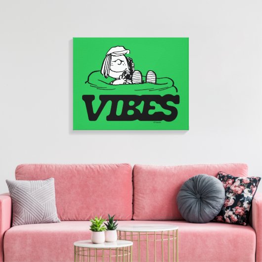 Peanuts | pepermunt Patty Vibes Canvas Afdruk (Insitu (Woonkamer))
