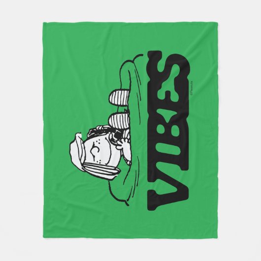 Peanuts | pepermunt Patty Vibes Fleece Deken (Voorkant)