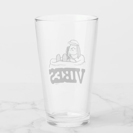 Peanuts | pepermunt Patty Vibes Glas (Achterkant)