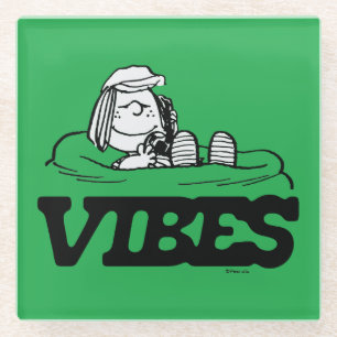 Peanuts   pepermunt Patty Vibes Glazen Onderzetter