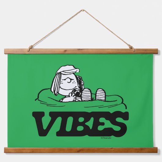 Peanuts | pepermunt Patty Vibes Hangend Wandkleed (Voorkant)