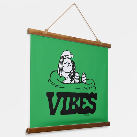 Peanuts | pepermunt Patty Vibes Hangend Wandkleed (Gebogen)