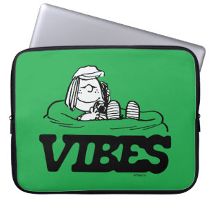 Peanuts   pepermunt Patty Vibes Laptop Sleeve