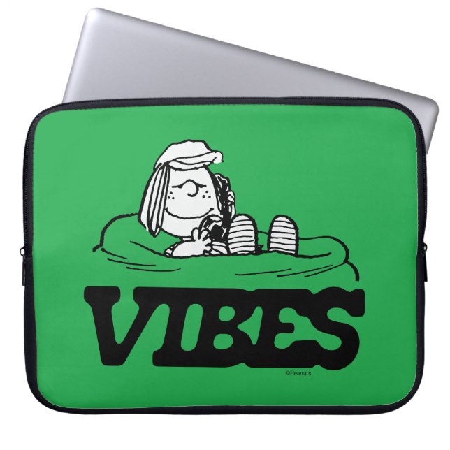 Peanuts | pepermunt Patty Vibes Laptop Sleeve (Voorkant)