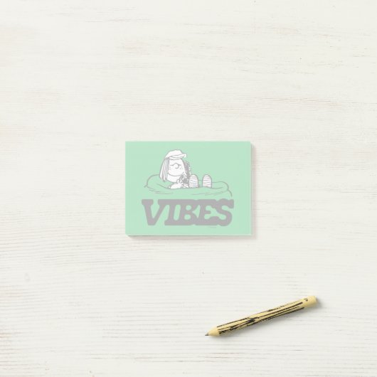 Peanuts | pepermunt Patty Vibes Post-it® Notes (Op bureau)