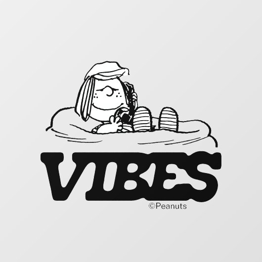 Peanuts | pepermunt Patty Vibes Raamsticker (Vel)