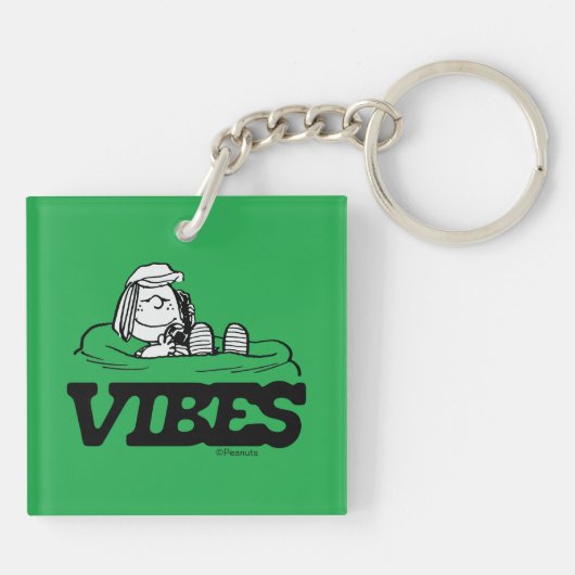 Peanuts | pepermunt Patty Vibes Sleutelhanger (Achterkant)