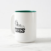 Peanuts | pepermunt Patty Vibes Tweekleurige Koffiemok (Voorkant links)