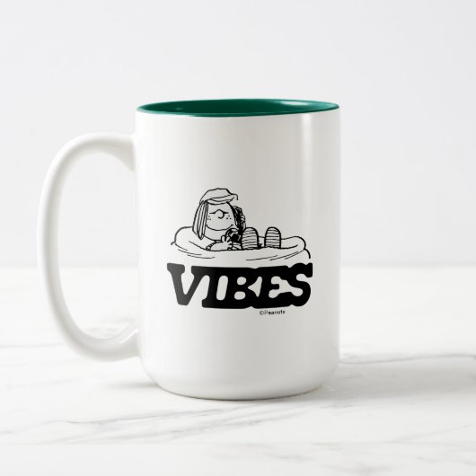 Peanuts | pepermunt Patty Vibes Tweekleurige Koffiemok (Links)