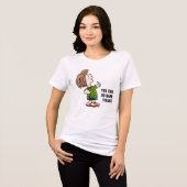 Peanuts | pepermuntpatty duimen omhoog Tri-Blend shirt (Voorkant volledig)