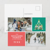 Peanuts | Pepernoot Kerstboom Feestdagenkaart (Voorkant / Achterkant)