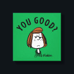 Peanuts | Peppermint Patty Ben je goed? Canvas Afdruk<br><div class="desc">Bekijk dit leuke Peanuts-ontwerp met Peppermint Patty.</div>