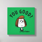 Peanuts | Peppermint Patty Ben je goed? Canvas Afdruk (Voorkant)