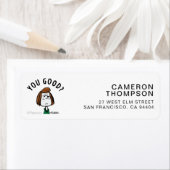 Peanuts | Peppermint Patty Ben je goed? Etiket (Insitu)