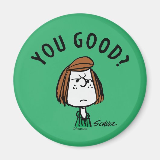 Peanuts | Peppermint Patty Ben je goed? Magneet (Voorkant)