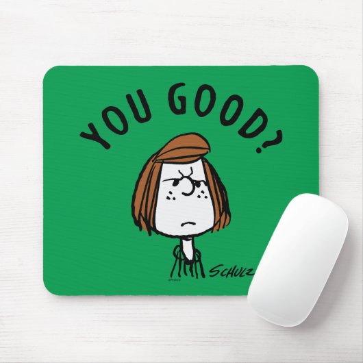Peanuts | Peppermint Patty Ben je goed? Muismat (Met muis)