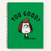 Peanuts | Peppermint Patty Ben je goed? Notitieboek (Voorkant)