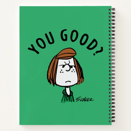 Peanuts | Peppermint Patty Ben je goed? Notitieboek (Achterkant)