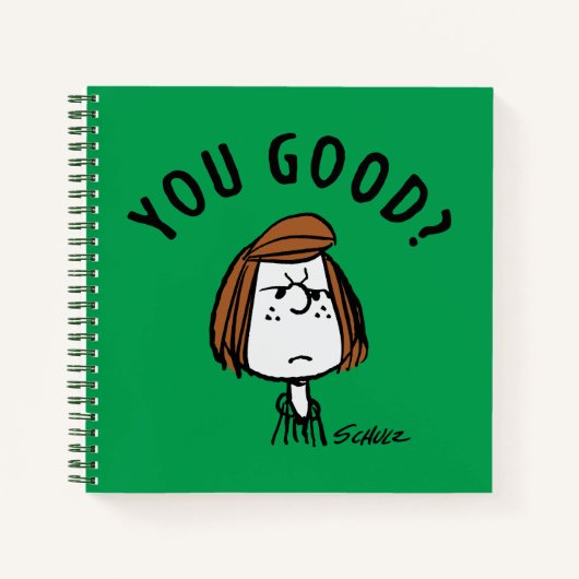Peanuts | Peppermint Patty Ben je goed? Notitieboek (Voorkant)