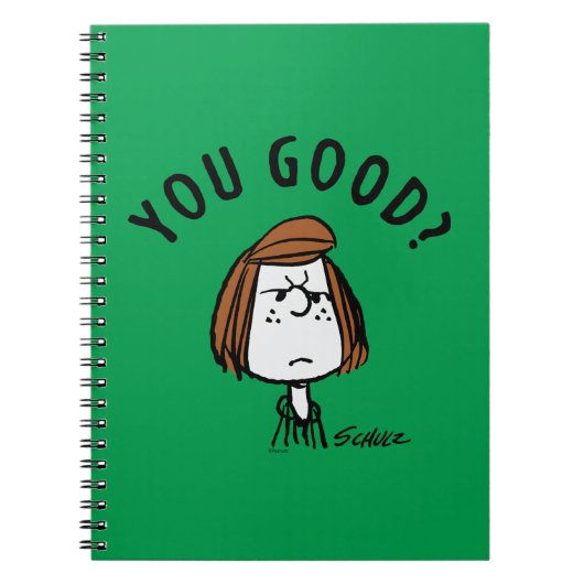 Peanuts | Peppermint Patty Ben je goed? Notitieboek (Voorkant)