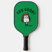 Peanuts | Peppermint Patty Ben je goed? Pickleball Paddle (Achterkant)