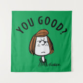 Peanuts | Peppermint Patty Ben je goed? Wandkleed (Voorkant)