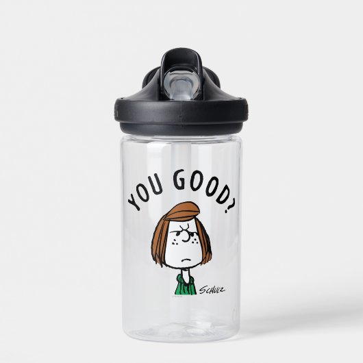 Peanuts | Peppermint Patty Ben je goed? Waterfles (Voorkant)