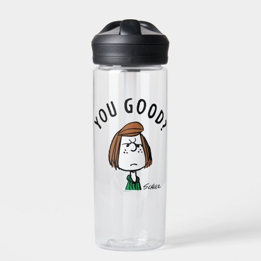 Peanuts | Peppermint Patty Ben je goed? Waterfles (Voorkant)