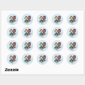 Peanuts | Peppermint Patty & Marcie sleeën Ronde Sticker (Vel)