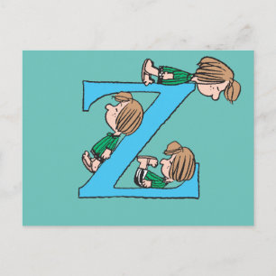 Peanuts   Peppermint Patty Sleepy Z Briefkaart
