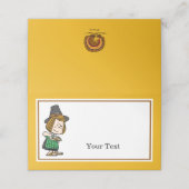 Peanuts | Peppermint Patty Thanksgiving Diner Plaatskaartje (Buitenkant ongevouwen)