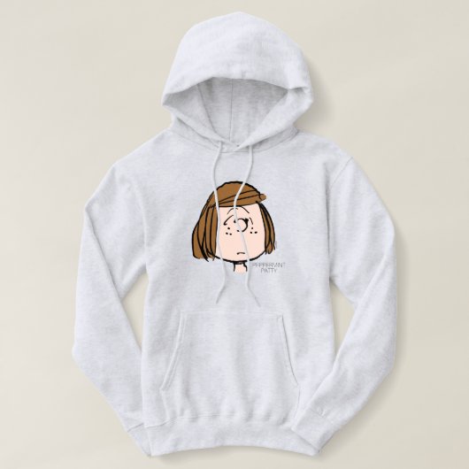 Peanuts | Peppermint Patty Verward gezicht Hoodie (Design voorkant)