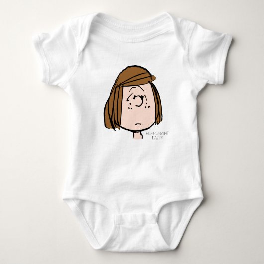 Peanuts | Peppermint Patty Verward gezicht Romper (Voorkant)