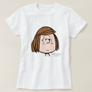 Peanuts   Peppermint Patty Verward gezicht T-shirt