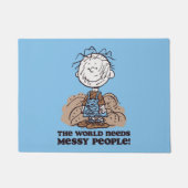 Peanuts | Pigpen De wereld heeft rommelige mensen Deurmat (Voorkant)