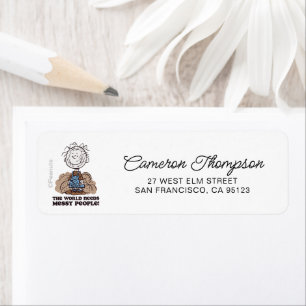 Peanuts   Pigpen De wereld heeft rommelige mensen  Etiket