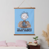 Peanuts | Pigpen De wereld heeft rommelige mensen Hangend Wandkleed (Slaapkamer)