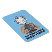 Peanuts | Pigpen De wereld heeft rommelige mensen  Magneet (Rechterzijde)