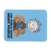Peanuts | Pigpen De wereld heeft rommelige mensen  Magneet (Horizontaal)