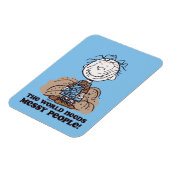 Peanuts | Pigpen De wereld heeft rommelige mensen  Magneet (Linkerzijde)