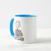 Peanuts | Pigpen De wereld heeft rommelige mensen Mok (Voorkant links)