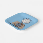 Peanuts | Pigpen De wereld heeft rommelige mensen Papieren Bordje (Gebogen)