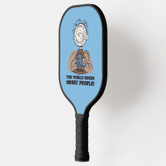 Peanuts | Pigpen De wereld heeft rommelige mensen  Pickleball Paddle (Links)